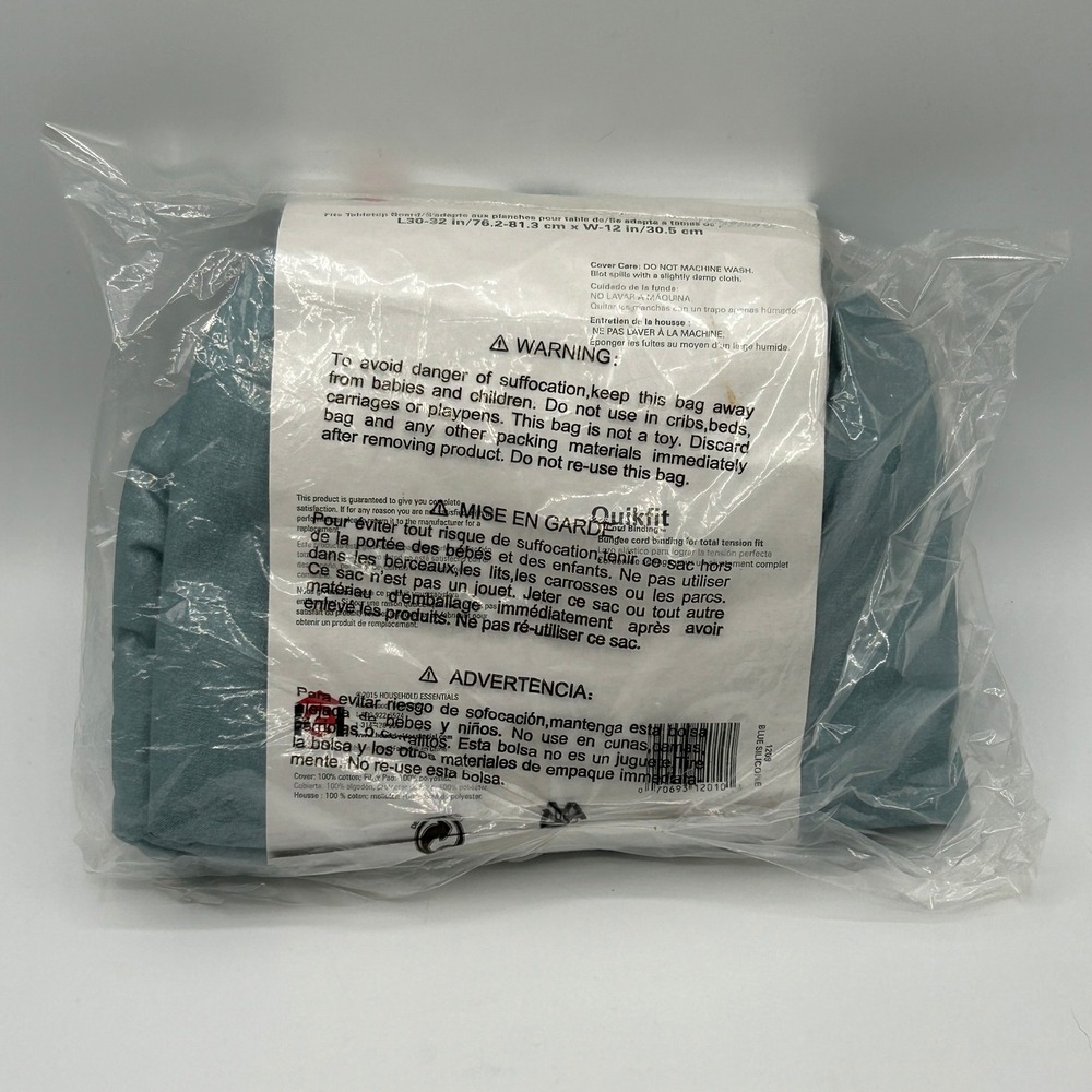 Household Essentials Tabletop Ironing Board Cover and Pad Blue Silicone 1209 NWT - Picture 4 of 5